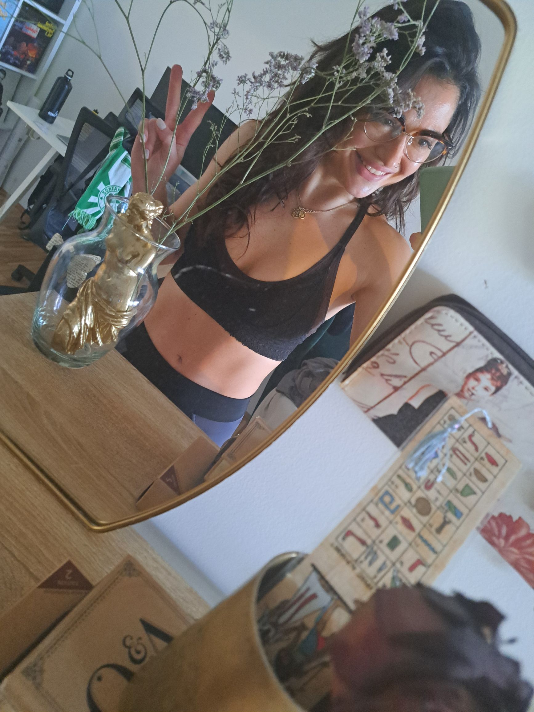 Marina Michou self-portrait — raw, authentic, emotional storytelling through selfies.