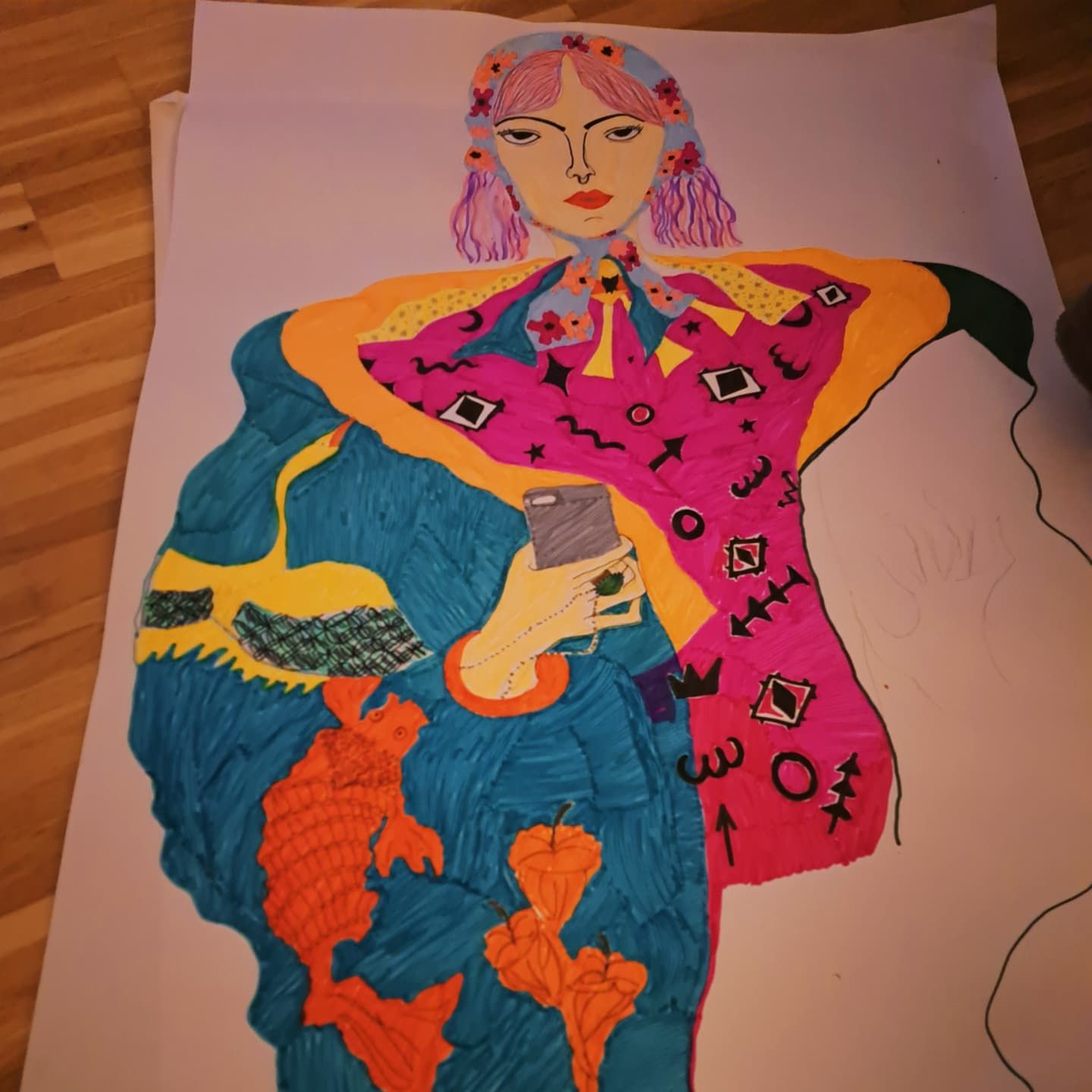 Layered emotions – overexposed photograph feel